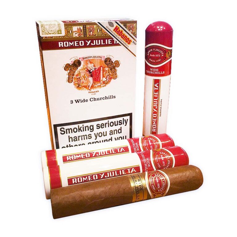 Romeo y Julieta Wide Churchill in Tubes / Pack of 3 - Cigars Unlimited