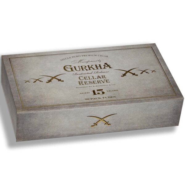 Gurkha Cellar Reserve 15 Year Platinum Hedonism Tubo - Grand Robusto  / Box of 20 - Image 2