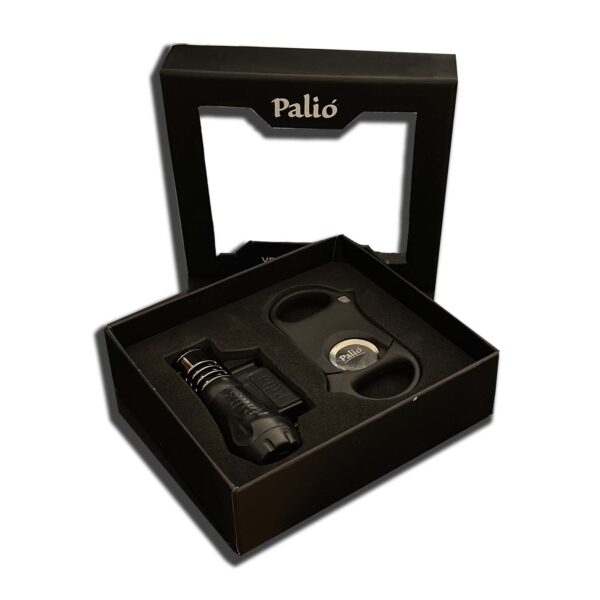 Palio Vesuvio Triple Jet Lighter & Original Palio Cutter Gift Set - Image 3