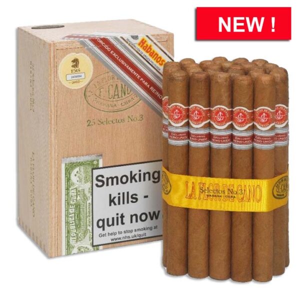 La Flor de Cano Selectos No.3 UK RE 2023 / Cabinet of 25